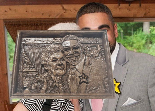 Custom 3D Portrait Photo Carving Engraving, wood relief carving, ,  personalized carved photo for Wedding Anniversary Birthday